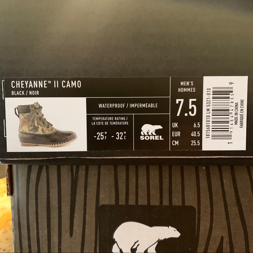 camo sorel x extra butter snow boots - Picture 8 of 8